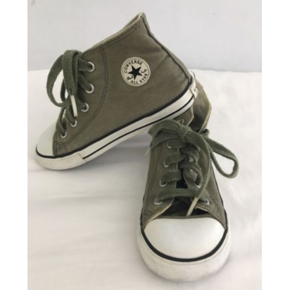 kids khaki converse